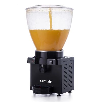 Samixir S40 Panoramic Spray Cold Beverage Dispenser, 40 L, Black - 1
