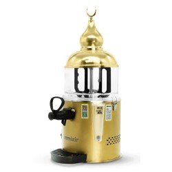 Samixir SC.06 ماكينة تحضير الشوكولاتة الساخنة والسحلب، 6 لتر، ذهبي اللون - 4