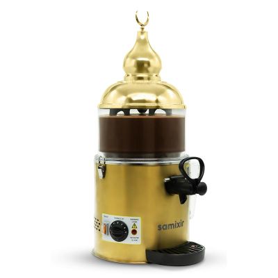Samixir SC.06 Sıcak Çikolata ve Sahlep Makinesi, 6 L, Gold - Samixir