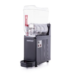 Samixir SLUSH12.B Mono Ice Slush Granita Fruit Juice Dispenser, 12 L, Black - Thumbnail
