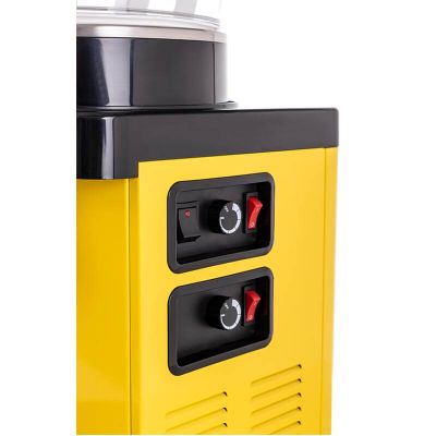 Samixir SS20 Twin Panaromik Fıskiyeli Soğuk İçecek Dispenseri, 10 L+10 L, Sarı - 4