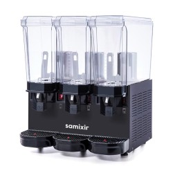 Samixir 60.MMMB Triple Klasik Karıştırıcılı Soğuk İçecek Dispenseri, 20+20+20 L, Siyah - Samixir (1)