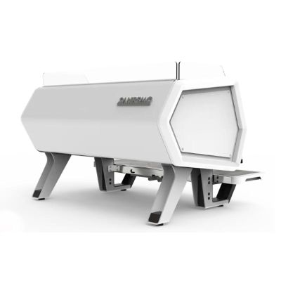 Sanremo D8 ماكينة تحضير قهوة اسبريسو أوتوماتيكية بالكامل، مجموعتان، أبيض - Sanremo