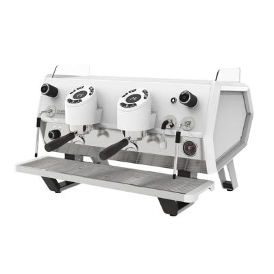 Sanremo D8 Fully Automatic Espresso Coffee Machine, 2 Groups, White - Sanremo