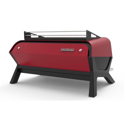 Sanremo F18 SB ماكينة تحضير قهوة اسبريسو أوتوماتيكية بالكامل، مجموعتان، أحمر - Sanremo