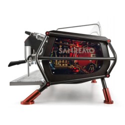 Sanremo Racer Naked Multiboiler Полностью автоматическая кофемашина эспрессо, 2 группы, черно-красный - 3