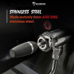 Sanremo Racer Naked Multiboiler Полностью автоматическая кофемашина эспрессо, 2 группы, черно-красный - 7