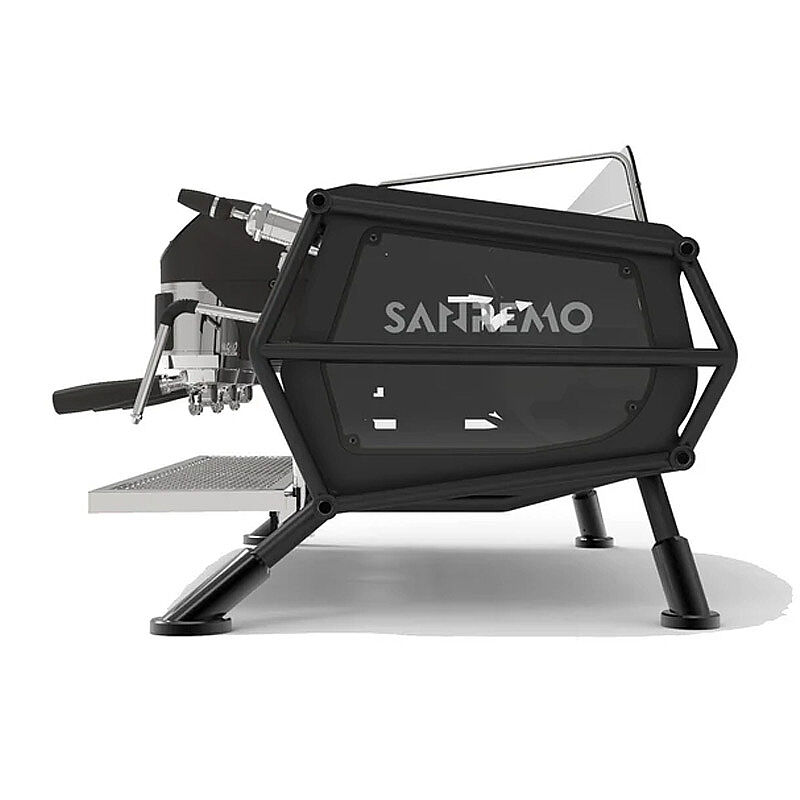 Sanremo Racer Naked Multiboiler Tam Otomatik Espresso Kahve Makinesi, 3 Gruplu, Siyah - Sanremo
