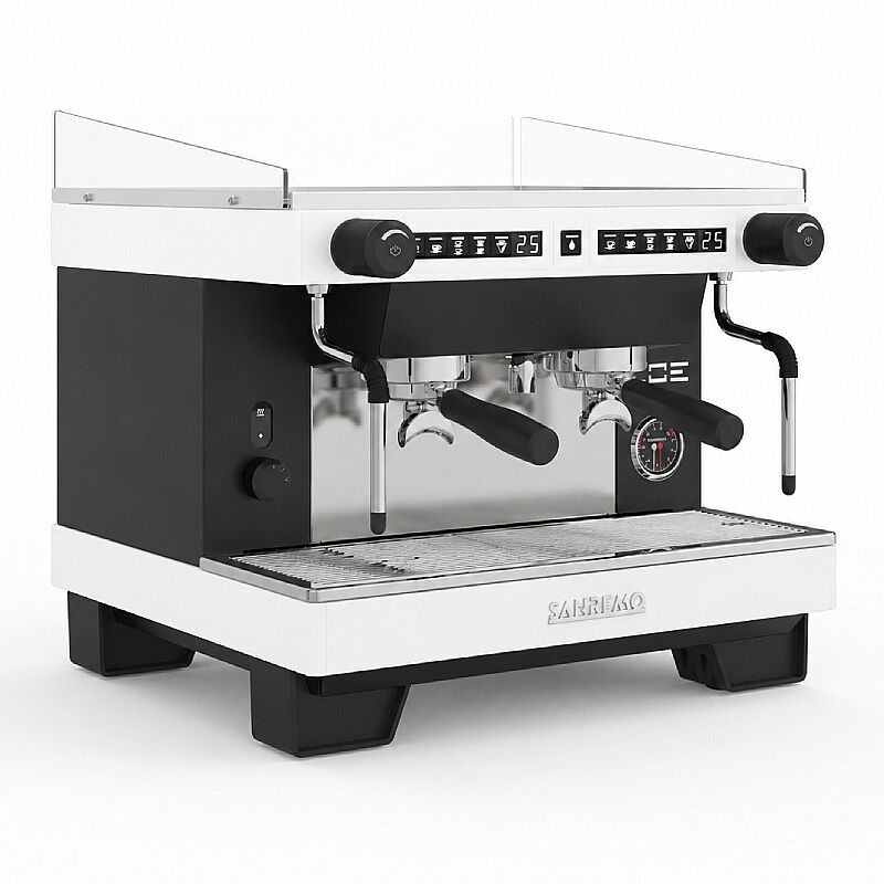 Sanremo Zoe Compact SED Tam Otomatik Espresso Kahve Makinesi, 2 Gruplu, Siyah-Beyaz - Sanremo