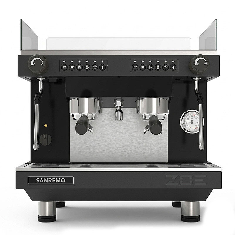 Sanremo Zoe Compact SED Tam Otomatik Espresso Kahve Makinesi, 2 Gruplu, Siyah - Sanremo