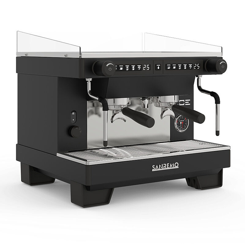 Sanremo Zoe Compact SED Tam Otomatik Espresso Kahve Makinesi, 2 Gruplu, Siyah - Sanremo