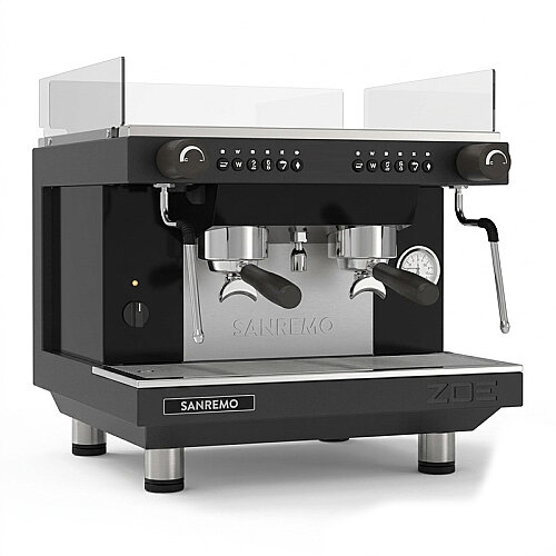 Sanremo Zoe Compact SED Tam Otomatik Espresso Kahve Makinesi, 2 Gruplu, Siyah 