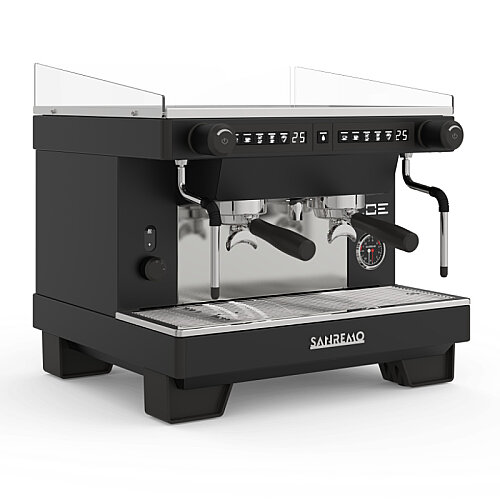 Sanremo Zoe Compact SED Tam Otomatik Espresso Kahve Makinesi, 2 Gruplu, Siyah 