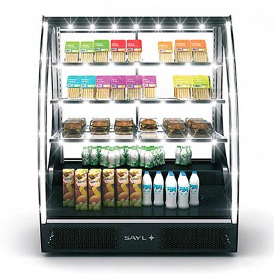 Sayl Curvada PAK-CAA Cold Display Cabinet, Front and Rear Access - Sayl