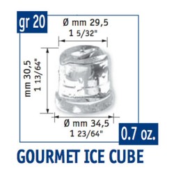 Scotsman AC 107 Eco X Hazneli Gurme Buz Makinesi, 53 kg/gün Kapasiteli - Thumbnail