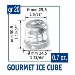 Scotsman Bar Line B 3008 Gourmet Ice Machine with Hopper, 31 kg/day Capacity - 4