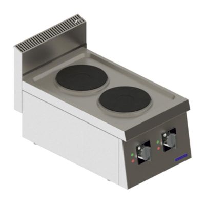 Seamac 700 Seri SEO470 2 Gözlü Ocak, 40x70x30 cm, Elektrikli - 1