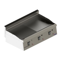 Seamac 700 Seri SGI1270YNK Yarı Nervürlü Krom Izgara, 120x70x30 cm, Doğalgazlı - Seamac