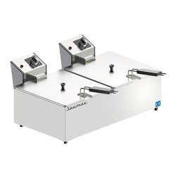 Seamac FRE16 Çift Kapaklı Fritöz, 8+8 L, Elektrikli - Seamac