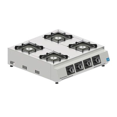 Seamac OG4.LPG Dört Gözlü Set Üstü Ocak, 20x20 cm, LPG - 1