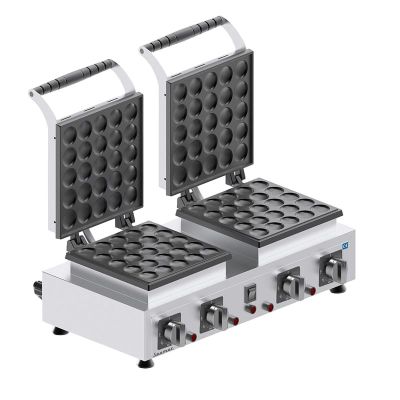 Seamac PK2 Double Lid Round Bubble Pancake Maker, Electric - Seamac