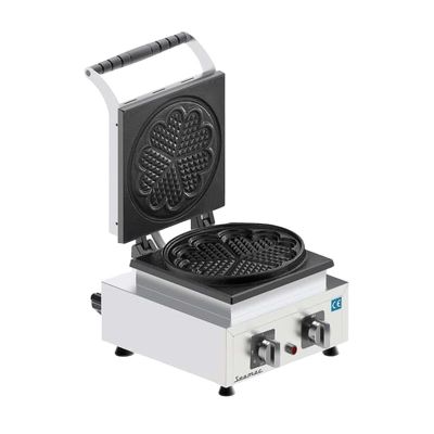 Seamac WFF1 Çiçek Model Tekli Waffle Makinesi, Elektrikli - 1