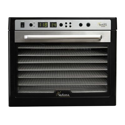 Sedona Supreme SDC-S101-F Meyve ve Sebze Kurutma Makinesi, Paslanmaz Çelik Tepsili, 9 Tepsi Kapasiteli - 3