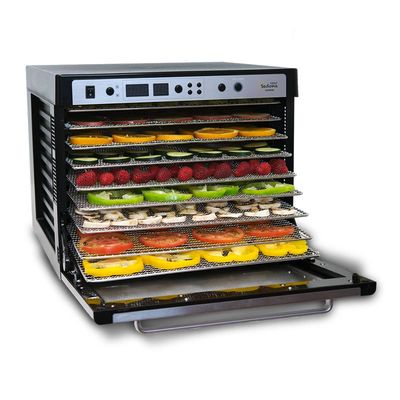 Sedona Supreme SDC-S101-F Meyve ve Sebze Kurutma Makinesi, Paslanmaz Çelik Tepsili, 9 Tepsi Kapasiteli - 1