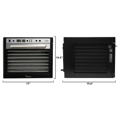 Sedona Supreme SDC-S101-F Meyve ve Sebze Kurutma Makinesi, Paslanmaz Çelik Tepsili, 9 Tepsi Kapasiteli - 5