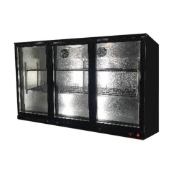 Senox BBCS-350 خزانة تبريد زجاجات خلف البار، بابان منزلقان، 338 لتر - Senox