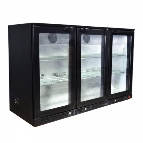 Senox BBCS-350 Behind Bar Bottle Cooler Cabinet, 2 Sliding Doors, 338 L - Senox
