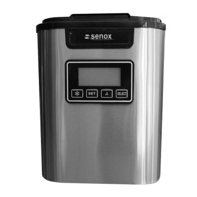 Senox BZ12 Hopper Household Cube Ice Machine, 12 kg/day Capacity - Senox