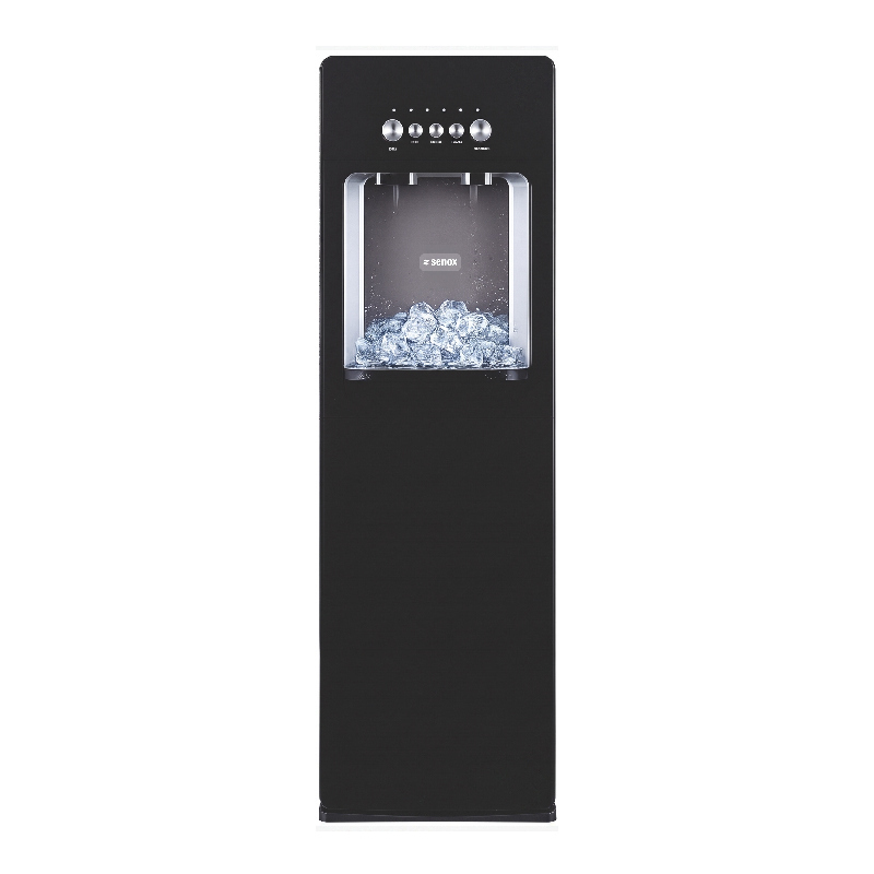 Senox DS-04 Sıcak Soğuk Buz Yapan Su Sebili, Siyah - Senox