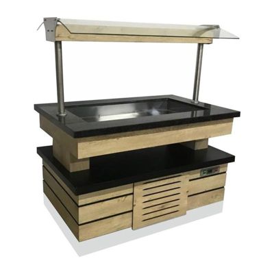 Senox Granit Kaplama Soğutuculu Salad Bar, 500 L - 1