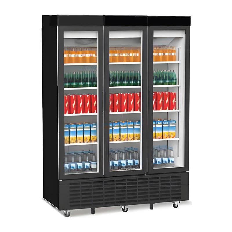 Senox SDS-1510 Dik Tip Kanopili Market Teşhir Dolabı, 3 Kapılı Fiyat