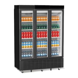 Senox SDS-1510 Upright Type Canopied Market Display Cabinet, 3 Doors - Senox