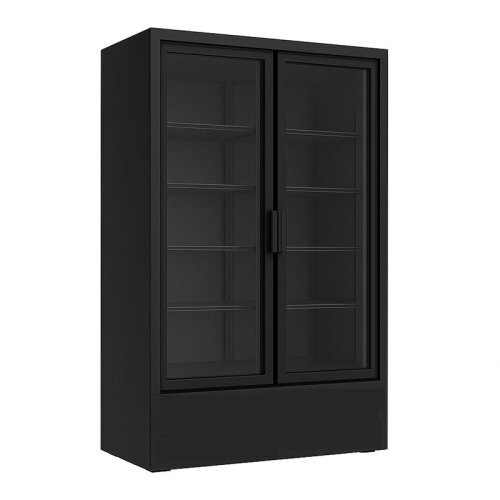 Senox SDS-770-DC 2 DF Upright Bottle Cooler Cabinet, Black - Senox