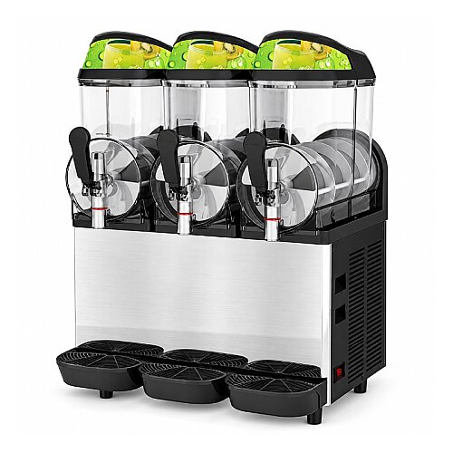 Senox SLS 03 3 Hazneli Ice Slush ve Frozen İçecek Dispenseri, 3x12 L 
