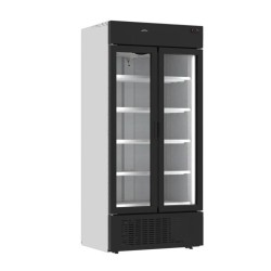 Senox SSC-900K Canopied Upright Bottle Cooler Cabinet, 683 L, Black - Senox