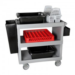 Tribeca Servis Arabası, Açık, 850x515x875 mm, Gri - Tribeca (1)