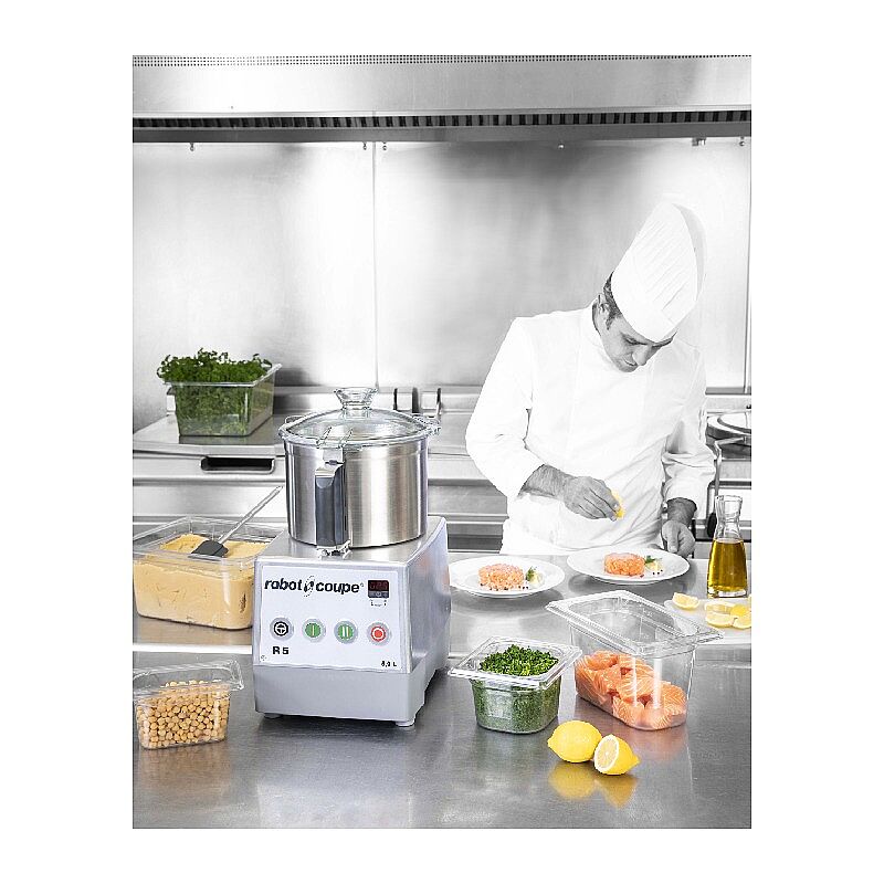 Robot Coupe R 5 Plus 2V Set Üstü Parçalama Makinesi, 5.9 L, 400 V - Robot Coupe