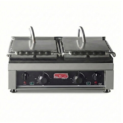 SGS 5530 DE/5530 دي/جيم محمصة توست مسطحة من أسفل بغطاء واحد مريح، غطاء مزدوج، كهربائي - SGS