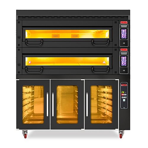 SGS MD 1200 2 Mayalandırma Kabinli Çok Amaçlı 2 Katlı Fırın, Elektrikli - SGS