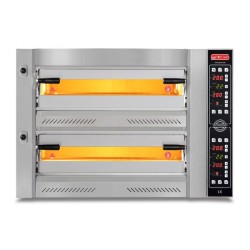 SGS PZ 7575 DE 34 cm x 4+4 Pizza Kapasiteli Çift Katlı Pizza Fırını, Elektrikli - 1
