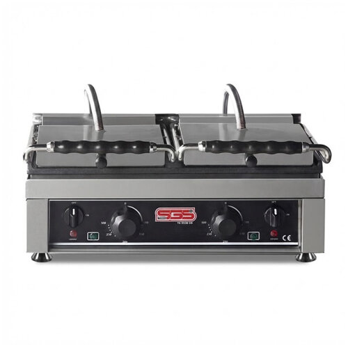 SGS TG 5530 DG/G Alt Üst Düz Tost Makinesi, Çift Kapaklı, Elektrikli - SGS