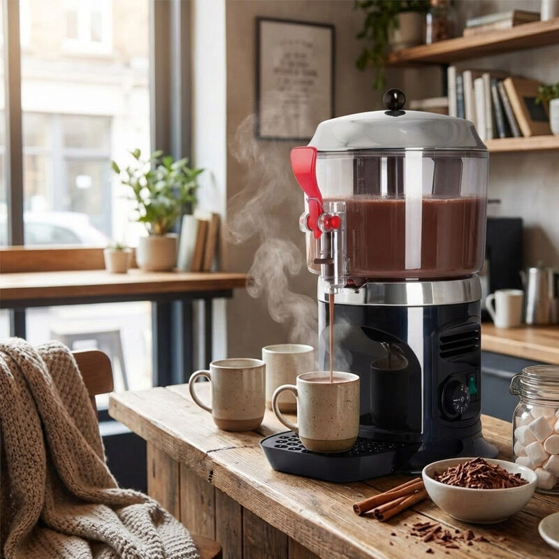 Ugolini Sıcak Çikolata ve Sahlep Makinesi, 5 L, Siyah - Ugolini