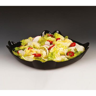 Zicco ZCP-336 Polikarbon Teşhir Kasesi, 35x35 cm, Siyah - 1