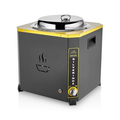SilverInox C-05 Jumbo Çorba Kazanı, 13 L, Siyah - 1