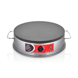 SilverInox CRP-03 Krep Makinesi, 40 cm, Elektrikli, Gri - SilverInox