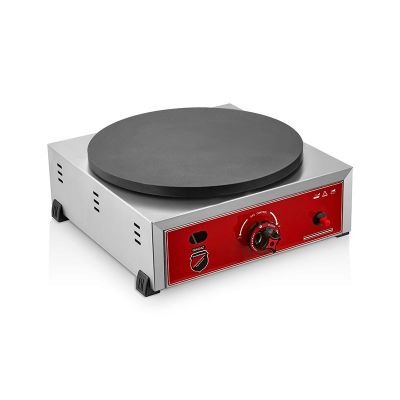 SilverInox 2177-G Pleyt Krep Makinesi, Tekli, 40 cm, Doğalgazlı, Inox - 1
